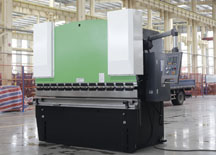 green color press brake, cnc sheet metal bending machine